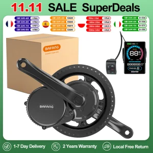 Bafang 750W 48V Kit Motore Mid Drive BBS02 BBS02B Bicicletta elettrica Kit di conversione eBike Potente motore centrale e-bike 68mm 100mm