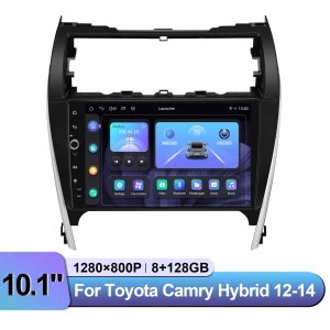 JOYING 10 “Car Multimedia Radio Stereo System Android Auto Carplay per TOYOTA CAMRY Hybrid 2012-2014 supporto OEM JBL Camera