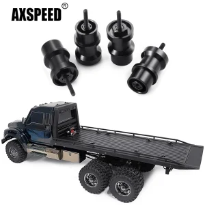 AXSPEED Kit di Adattatori in Lega di Alluminio 4 Pezzi per TRX-6 T6 88086 Ultimate Hauler 1/10 RC, Parti di Aggiornamento per Camion con Pianale