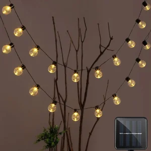 Lampadine solari per esterni, lampadine globali, lucine stradali a LED, per Natale, giardino, campeggio, terrazza, decorazione per feste