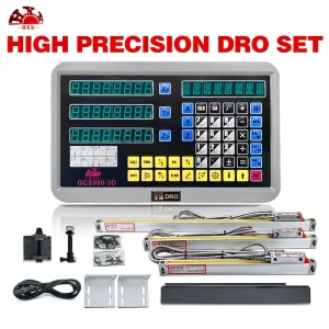 DRO 3 assi Dro Kit lettura digitale Display Monitor per tornio di fresatura Dro SINO HXX scala lineare Encoder lineare lunghezza 0MM-1000MM