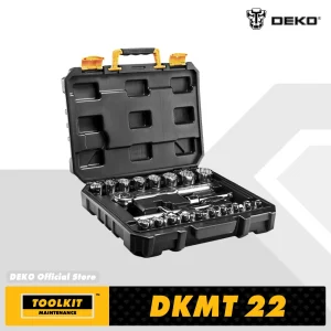 DEKO CRV materiale 22 pezzi Set di strumenti di riparazione Auto professionale chiave a cricchetto automatica cacciavite presa meccanica Kit di utensili manuali