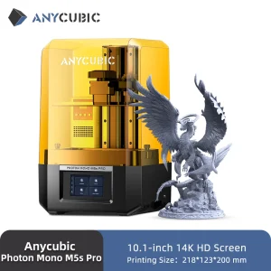ANYCUBIC Photon Mono M5s Pro Stampante 3D Mono MSLA 14K stampante 3D in resina LCD da 10.1 ”velocità fino a 150 mm/h dimensioni di stampa 223*127*200mm