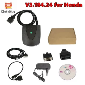 Versione più recente V3.104.24 per Honda HDS HIM Non è necessaria l’attivazione fino a 2021 anni con scanner OBD2 da USB1.1 a doppia scheda a RS232