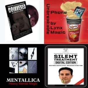 Trattamento silenzioso (edizione digitale) di Jon Allen, telefono infrangibile di Lynx,David Penn – CoinVexed,Mentallica di Ben Harris Magic