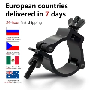 10 Pz/lotto 48-51mm 100kg Gancio In Lega di Alluminio Luci Della Fase Morsetto Gancio Traliccio Staffa Fase Heavy Duty Ganci Kit di Illuminazione Teatro