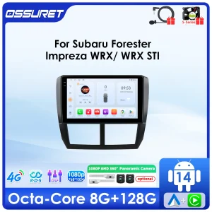 Per Subaru Forester 3 SH Impreza WRX STI 2008 2009 2010 2011 Android Auto autoradio 8Core Carplay lettore multimediale GPS Stereo