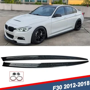 Pannello di estensione minigonne laterali per BMW F30 328i 330i 2012-2018 M Sport Carbon Look