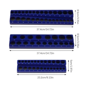 3 pezzi organizer per prese magnetiche supporto per prese magnetiche capacità di tenuta del vassoio per prese 68 pezzi