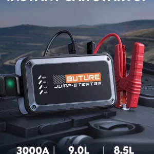 Avviatore di emergenza per auto 12V 4 in 1 Accumulatori e caricabatterie di riserva wireless per auto Batteria potabile Avviamento a ricarica rapida