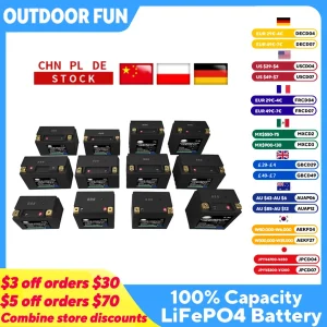 Batteria moto 12V LiFePO4 agli ioni di fosfato di litio con protezione di tensione BMS per BMW,Halley,Augusta,KTM,Honda,Suzuki,Yamaha