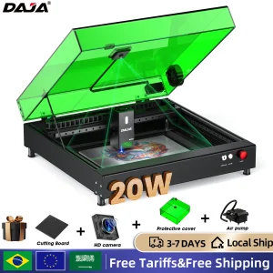 Incisore a taglio laser DAJA A8 Macchina per incisione laser efficiente per affari ad alta precisione per metallo, legno, acrilico, vetro, pelle