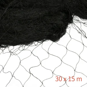 Rete per uccelli da 30 x 15 m Rete da giardino in rete di nylon resistente Proteggi alberi da frutto, piante e verdura, rete per uccelli