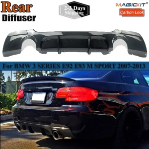 Labbro diffusore paraurti posteriore per BMW Serie 3 E92 E93 328i 335i Coupé Parte di ricambio per auto convertibile 2007-2013 LCI M Sport Style