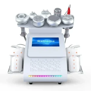 9 in 1 strumento 80K cavitazione macchina dimagrante corpo ad ultrasuoni frequenza multipolare ringiovanimento antirughe sollevamento della pelle stringere