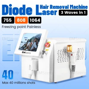 Macchina Professionale per Epilazione Laser a Diodi in Titanio Soprana 3500W Alta Potenza Epilatore Laser a Ghiaccio 755 1064 808nm