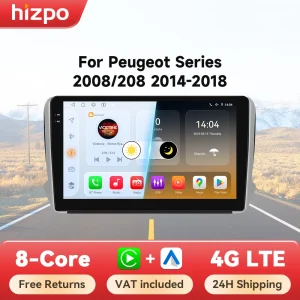Hizpo 6115 Sistemi Intelligenti Per Peugeot 2008 208 2014 – 2018 Wireless CarPlay Android Auto No 2 din 2din DVD Multimediale