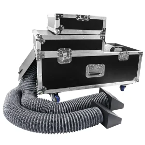 Mini Macchina del Fumo per Palcoscenico 2000W, Doppio Tubo DMX, Effetto Luminoso per Matrimoni, DJ, Discoteche, Spettacoli