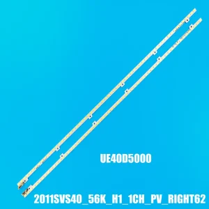 2 pezzi striscia di retroilluminazione a LED per UE40D5000PW UE40D5000 UE40D5720 UE40D5700 UE40D6100 UA40D5000 UE40D5520 BN64-01639A
