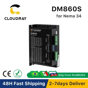 DM860S Driver motore passo-passo 24-100VDC 18-80VAC per Nema 34 Controller motore passo-passo macchina per incidere di CNC