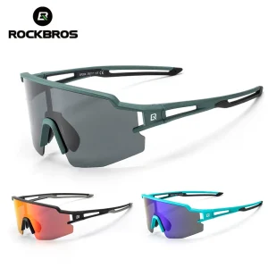 ROCKBROS occhiali da bicicletta UV400 occhiali da ciclismo occhiali da sole da pesca per bici escursionismo equitazione occhiali polarizzati/fotocromatici occhiali sportivi
