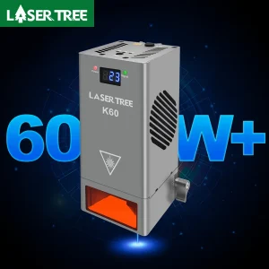 LASER TREE K60 Potenza Ottica 60W Testa Laser Regolabile 20W/40W Modulo di Alimentazione Per CNC Incisore Laser Taglio Lavorazione Del Legno Strumenti FAI DA TE