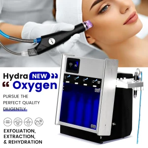Ossigeno Aqua Peel Pulizia Idratante Hydro Hydra 6 In1 H202 Macchina di bellezza Acqua Hydra Cura della pelle Macchina per microdermoabrasione