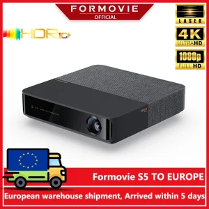 Formovie S5 Proiettore Laser FHD 1080P 1100ANSI Lumen Proiettore Mini Portatile Per La Casa Smart Theater ALPD Bluetooth Cinema Esterno