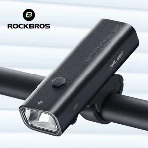 ROCKBROS Bike Light antipioggia Type-C ricarica LED 2000mAh MTB lampada anteriore faro in alluminio ultraleggero torcia luce della bicicletta