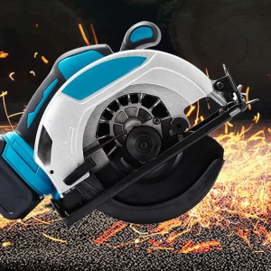 Sega circolare elettrica senza spazzole 1380W 4500RPM Sega circolare a batteria senza spazzole Utensile elettrico 178mm per batteria 18V