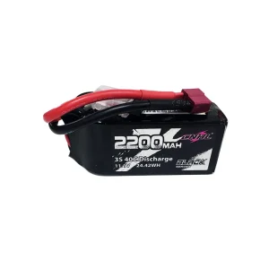Batteria Lipo CNHL Black Series Shorty 2200mAh 3S 11.1V 40C con spina T/Dean