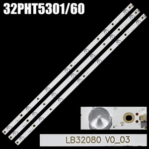Striscia di retroilluminazione a LED per 32LJ500 32LH500D GJ-2K16 GEMINI-315 32PFS6401 KDL-32R330D 32PHS5301 32PFS5501 LB32080 V0 01P26