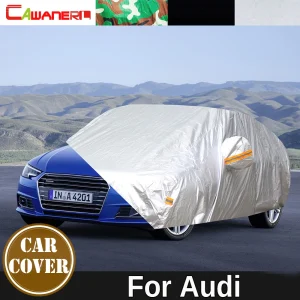 Copertura completa per auto parasole per esterni pioggia neve antigraffio prevenire la copertura impermeabile per Audi A2 A4 A5 Q2 Q4 Q7 A7