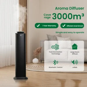Namste 3000m cade diffusore di fragranze di grandi dimensioni Smart Bluetooth deodorante per ambienti domestici diffusore di fragranze di oli essenziali da 800ML profumato