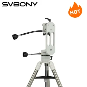 Svbony SV225/SV225T Supporto per telescopio Altazimuth ad angolo regolabile con cambio di regolazione fine, per osservare le stelle dell’astronomia, osservare gli uccelli