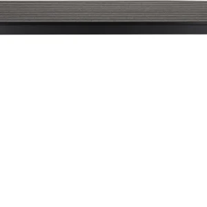 Tavolo da giardino in alluminio + legno-plastica WPC, tavolo da pranzo 110 x 70 cm, tavolo da giardino per balcone bistrot, resistente al calore e agli agenti atmosferici, antiscivolo