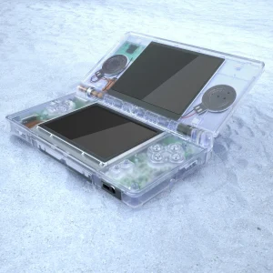 EXtremeRate sostituzione Full Housing Shell per Nintendo DS Lite per NDSL – Clear Glacier Blue