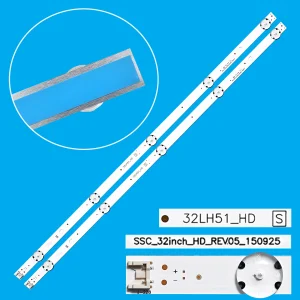 Striscia di retroilluminazione a LED 2 pezzi per 32 lh519u 32 lh51hd 32 lh590u 32 lh510b 32 lf510u 32 lf510b 32 lh516a 32 lh517a 32 lh518a muslims