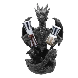 Statua del drago Scultura Figurina decorativa di dinosauro Stile gotico Statua del drago Ornamento Realistico Statua del drago Ornamento Pepe