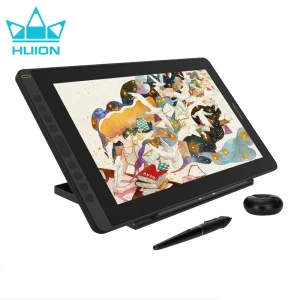 HUION Kamvas 16 2021 Monitor per Tablet grafici con schermo Display da disegno da 15.6 pollici Tablet digitale per dispositivo Android PC Win Mac
