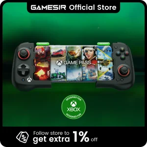 GameSir X4 Aileron Bluetooth Gamepad per telefono cellulare Autorizzazione Xbox Controller di gioco con effetto Hall, Joycon portatile