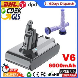 Per Dyson V6 Batteria Aspirapolvere Batteria Per Dyson V6 Fluffy V6 Animale SV03 SV05 SV07 SV09 DC62 DC58 DC59 DC61 DC74 DC72