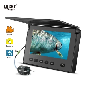 LUCKY subacquea Fish Finder macchina fotografica da pesca Pesca sul ghiaccio Telecamera per visione notturna Monitor LCD da 4,3 pollici videocamera sportiva subacquea