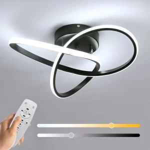 Lampada da soffitto regolabile, plafoniera a LED da 36 W, telecomando, per soggiorno, corridoio, cucina, bagno, 40 x 12 cm