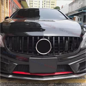 MagicKit Anteriore GTR Diamante Griglia di Aspirazione Anteriore Paraurti Griglia per Mercedes Benz Classe A W176 A200 A250 A45 AMG 2013 2014 2015