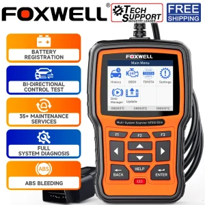 Scanner OBD2 FOXWELL NT510 Elite Versione 2026, Scanner Automobilistico Multisistema, Controllo Bidirezionale, 35+ Funzioni di Reset, Strumento di Scansione VIN Auto