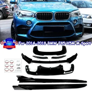 Per il 2014-18 BMW F85 X5M M Sport SUV Body kit anteriore + Spoiler gonna laterale labbro posteriore