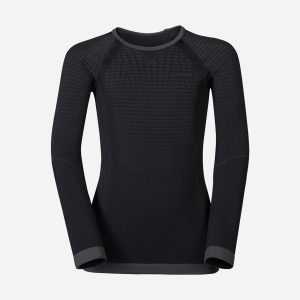 Odlo Warm Jr – Maglia Intimo Tecnico – Nero