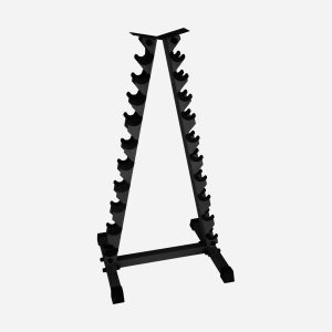 Carnielli Espositore Manubri 10 Coppie – Accessorio Palestra – Nero