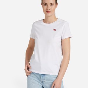 Levi’s Small Logo Chesthit W – T-shirt – Donna – Bianco